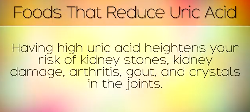 How diet lowers uric acid naturally