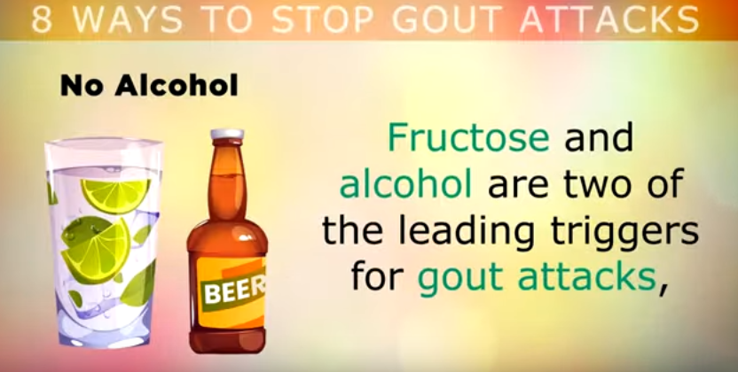  Cutting out alcohol to restore the kidneys to avoid Gout Attacks