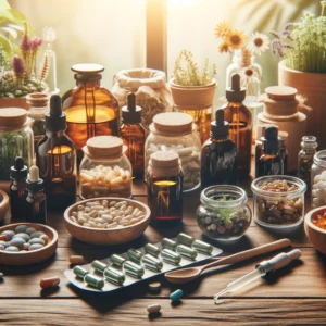 Naturopathy health benefits supplements and essential oils